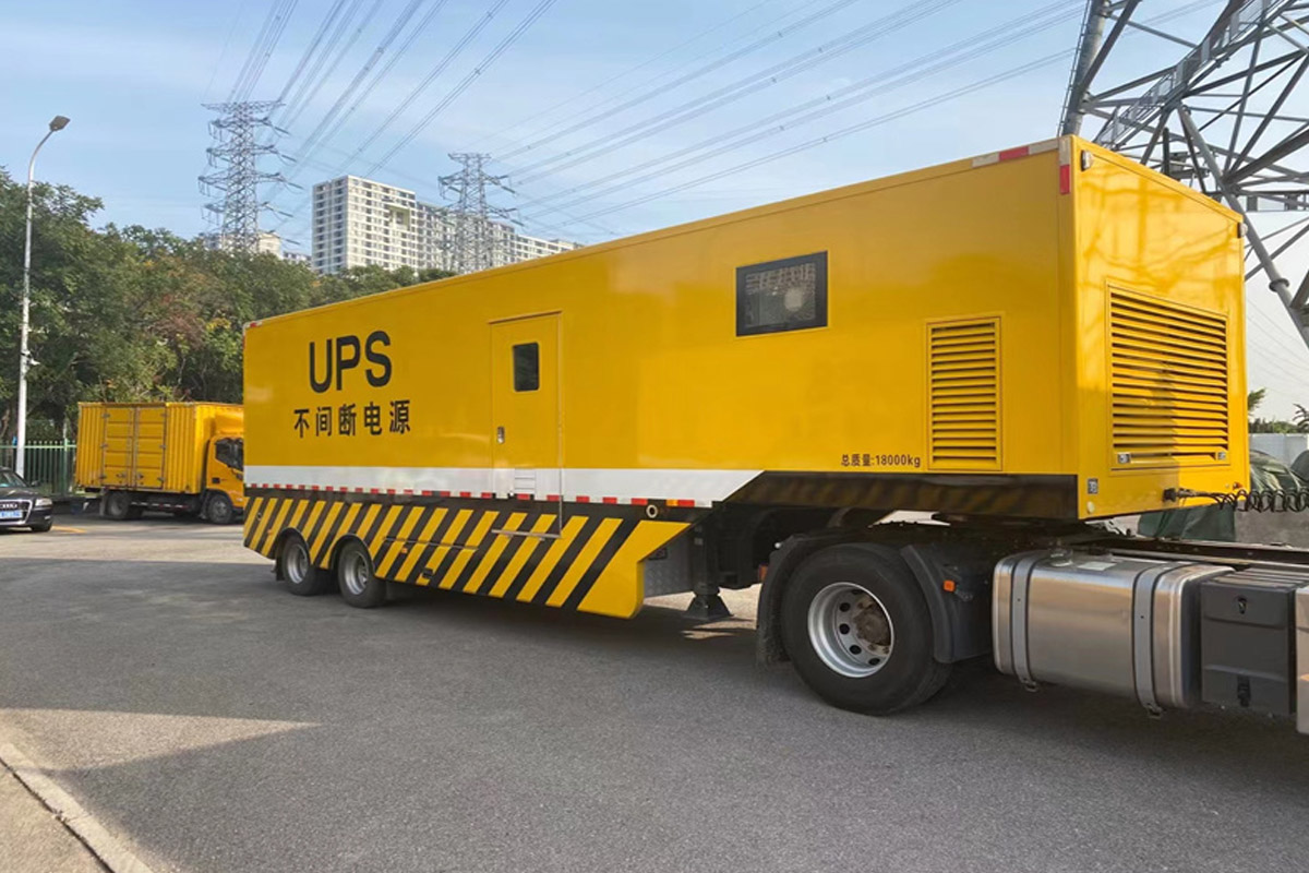 运城发电机租赁施工现场